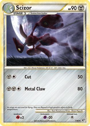Scizor - Reverse Holofoil Undaunted - Holo Rare
