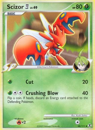 Scizor E4 048 - Reverse Holofoil Rising Rivals - Uncommon