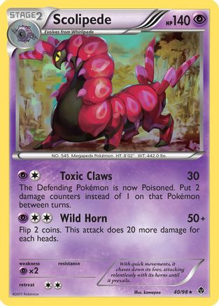 Scolipede Emerging Powers - Rare