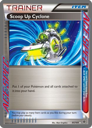 Scoop Up Cyclone 095 - Holofoil Plasma Blast - Rare Ace