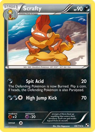 Scrafty Black and White - Rare