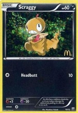Scraggy - 10/12/12 - Holofoil McDonalds Promos 2012 - Promo