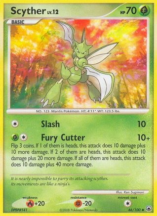 Scyther - Reverse Holofoil Majestic Dawn - Uncommon