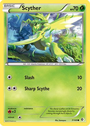 Scyther - Reverse Holofoil Boundaries Crossed - Common
