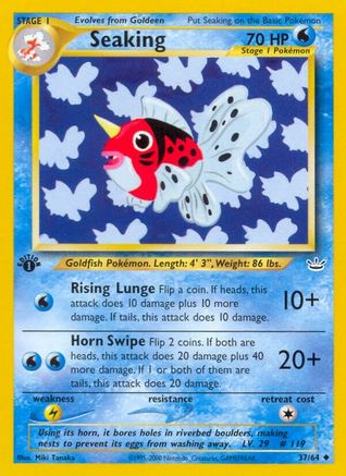 Seaking 037 - 1st Edition Neo Revelation - Uncommon