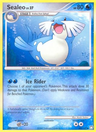 Sealeo - Reverse Holofoil Mysterious Treasures - Uncommon