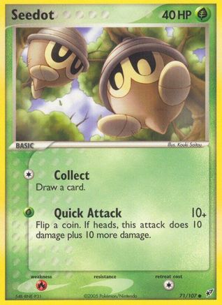 Seedot 071/107 - Reverse Holofoil Deoxys - Common