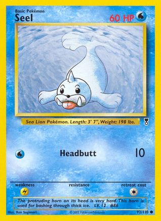 Seel - Reverse Holofoil Legendary Collection - Common
