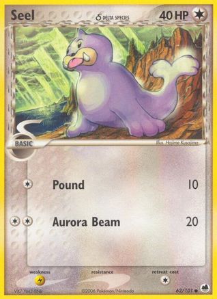 Seel (Delta Species) 062 Dragon Frontiers - Common