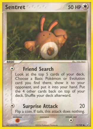 Sentret 075 - Reverse Holofoil Team Rocket Returns - Common