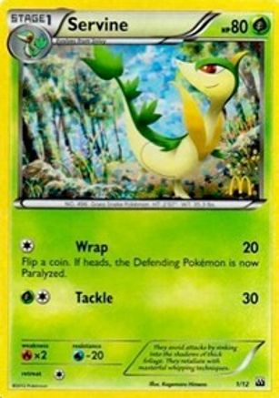Servine - 1/12/12 - Holofoil McDonalds Promos 2012 - Promo