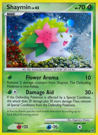 Shaymin (14) - Reverse Holofoil Platinum - Holo Rare