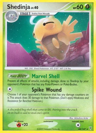 Shedinja - Reverse Holofoil Supreme Victors - Rare