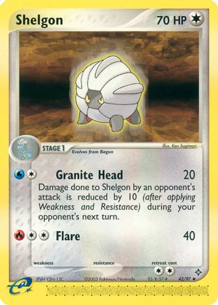 Shelgon - 42/97/097 Dragon - Uncommon