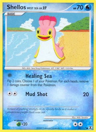 Shellos West Sea - Reverse Holofoil Rising Rivals - Common
