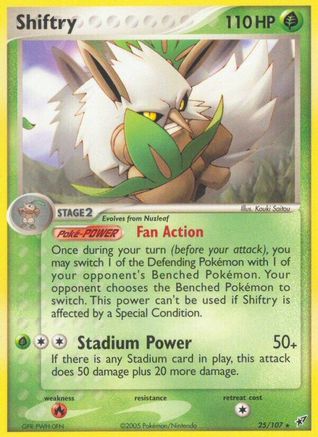Shiftry - Reverse Holofoil Deoxys - Rare
