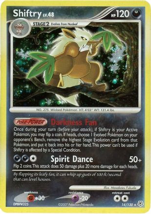 Shiftry - Reverse Holofoil Diamond and Pearl - Holo Rare