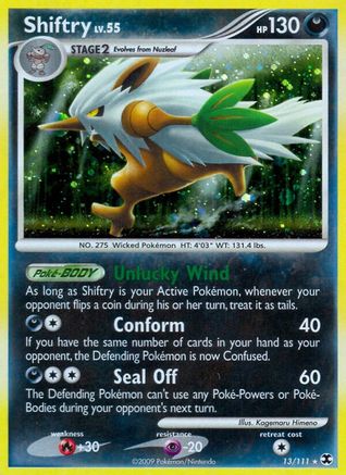 Shiftry - Reverse Holofoil Rising Rivals - Holo Rare