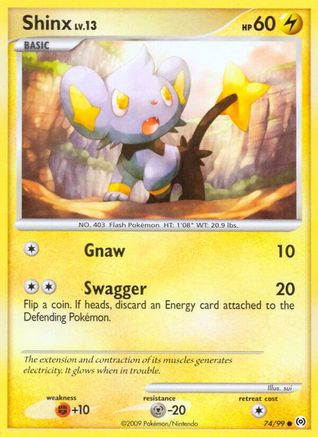 Shinx 074 - Reverse Holofoil Arceus - Common