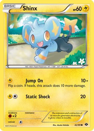 Shinx (42) (42) 042/99 - Reverse Holofoil Next Destinies - Common