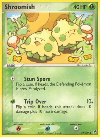 Shroomish 072 - Reverse Holofoil Deoxys - Common