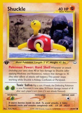 Shuckle 051 - 1st Edition Neo Revelation - Common