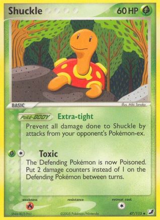 Shuckle - Reverse Holofoil Unseen Forces - Uncommon