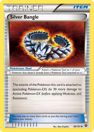 Silver Bangle 088 - Reverse Holofoil Plasma Blast - Uncommon