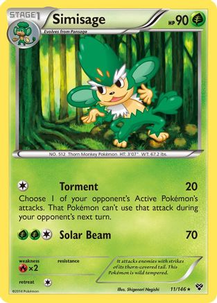 Simisage XY Base Set - Rare