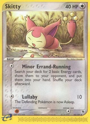 Skitty - 44/109/109 Ruby and Sapphire - Uncommon