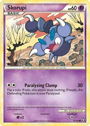 Skorupi 076/102 - Reverse Holofoil Triumphant - Common