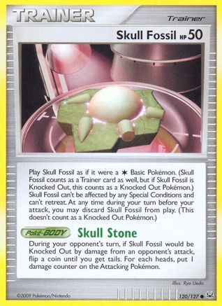 Skull Fossil - Reverse Holofoil Platinum - Common