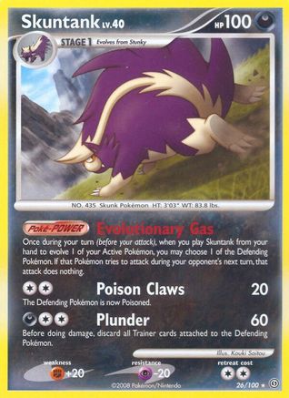 Skuntank - Reverse Holofoil Stormfront - Rare