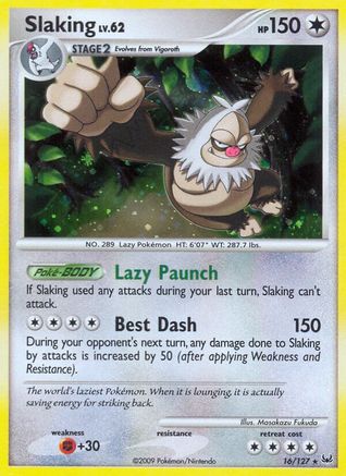 Slaking - Reverse Holofoil Platinum - Holo Rare