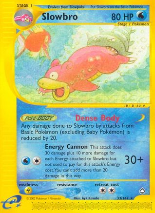 Slowbro Aquapolis - Rare