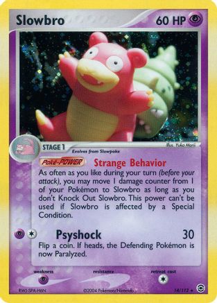 Slowbro FireRed & LeafGreen - Holo Rare