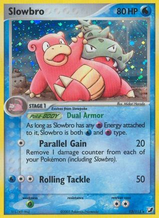 Slowbro - Reverse Holofoil Unseen Forces - Holo Rare