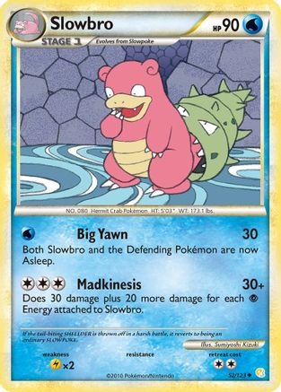 Slowbro 052 HeartGold SoulSilver - Uncommon