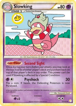 Slowking 012 - Reverse Holofoil HeartGold SoulSilver - Holo Rare