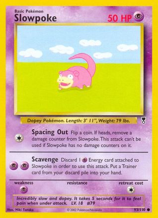 Slowpoke 093 - Reverse Holofoil Legendary Collection - Common