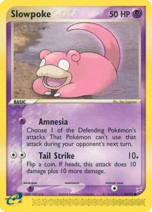 Slowpoke 045/95 - Reverse Holofoil Team Magma vs Team Aqua - Common