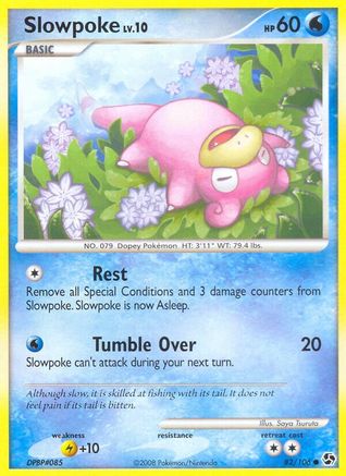 Slowpoke 082 - Reverse Holofoil Great Encounters - Common