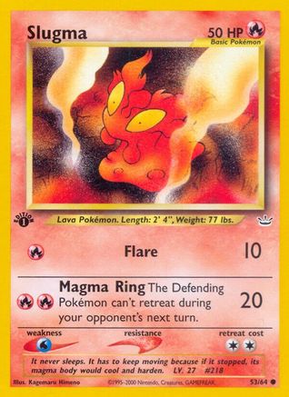 Slugma 053 - 1st Edition Neo Revelation - Common