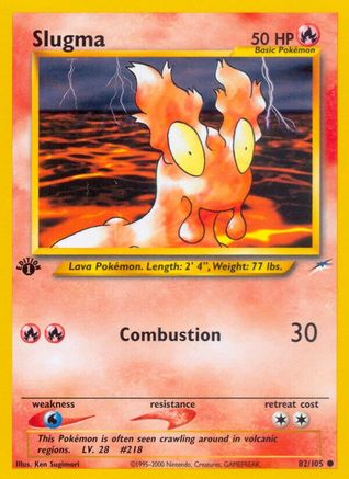 Slugma 082 - 1st Edition Neo Destiny - Common