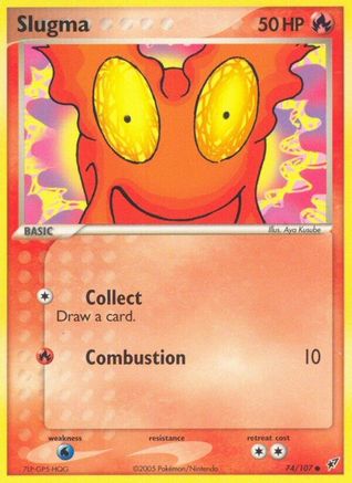 Slugma 074/107 - Reverse Holofoil Deoxys - Common