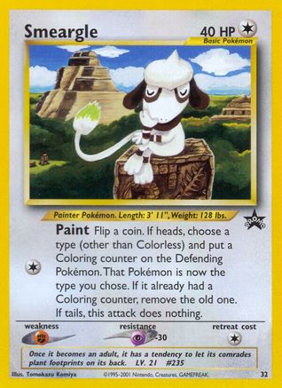Smeargle 032 WoTC Promo - Promo