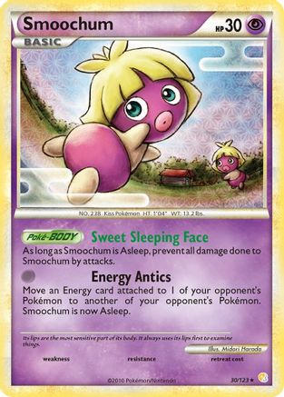 Smoochum 030 HeartGold SoulSilver - Rare