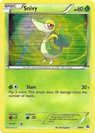 Snivy - BW01 - Holofoil Black and White Promos - Promo