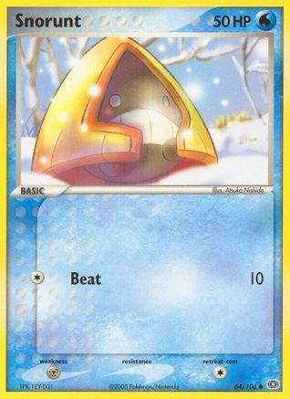 Snorunt - Reverse Holofoil Emerald - Common