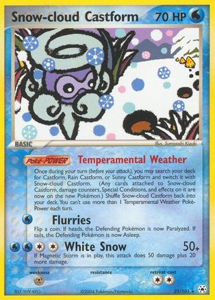 Snow-cloud Castform Hidden Legends - Rare